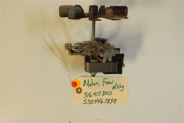 Kenmore STOVE 316415800 5304467898 Motor fan used part Kenmore STOVE 316415800 5304467898 Motor fan used part